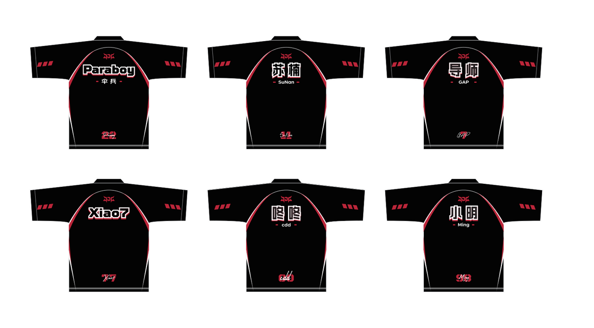 2025 JDG PUBGM Division Jersey ID Marking Kit
